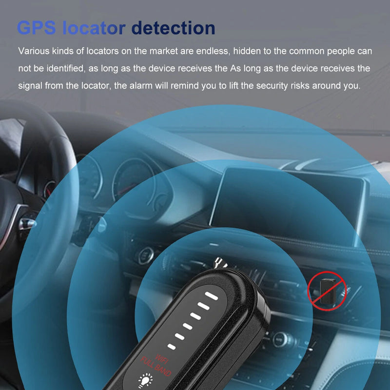T01 Camera Detectors Wireless WiFi Full Band Signal Detection Anti-photo Camera Device for Car Indoor Home Hotel Travel Office