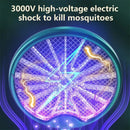 3-in-1 Electric Fly Swatter Mosquito Killer Racket Bug Zapper Insect Trap 800mAh USB Charging Foldable Design UV Light Insect Attraction for Indoor Outdoor Use