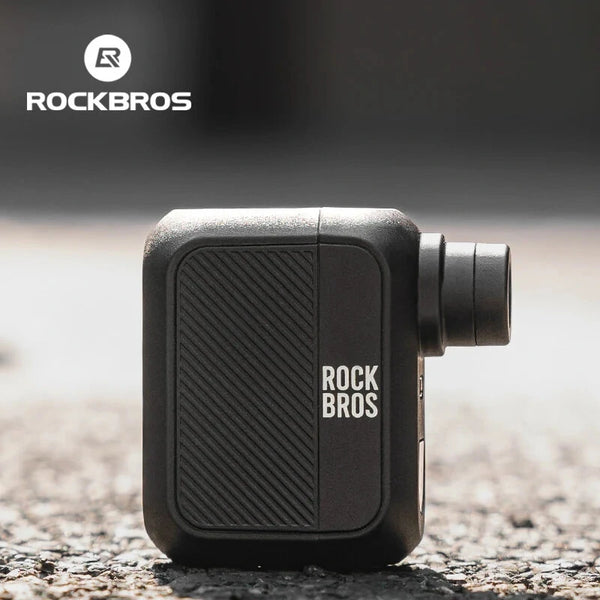 ROCKBROS Mini Electric Air Pump 100PSI  Inflation Power One-touch Operation Waterproof Type-C Fast Charging Portable Bicycle Pump