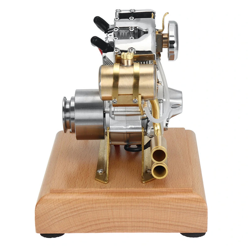 OKMO Shovel Head R31 V2 4.2CC V-Twin 2 Cylinder 4-Stroke Motorcycle Gas Engine Model ICE Ready to Run Science Discovery Toy
