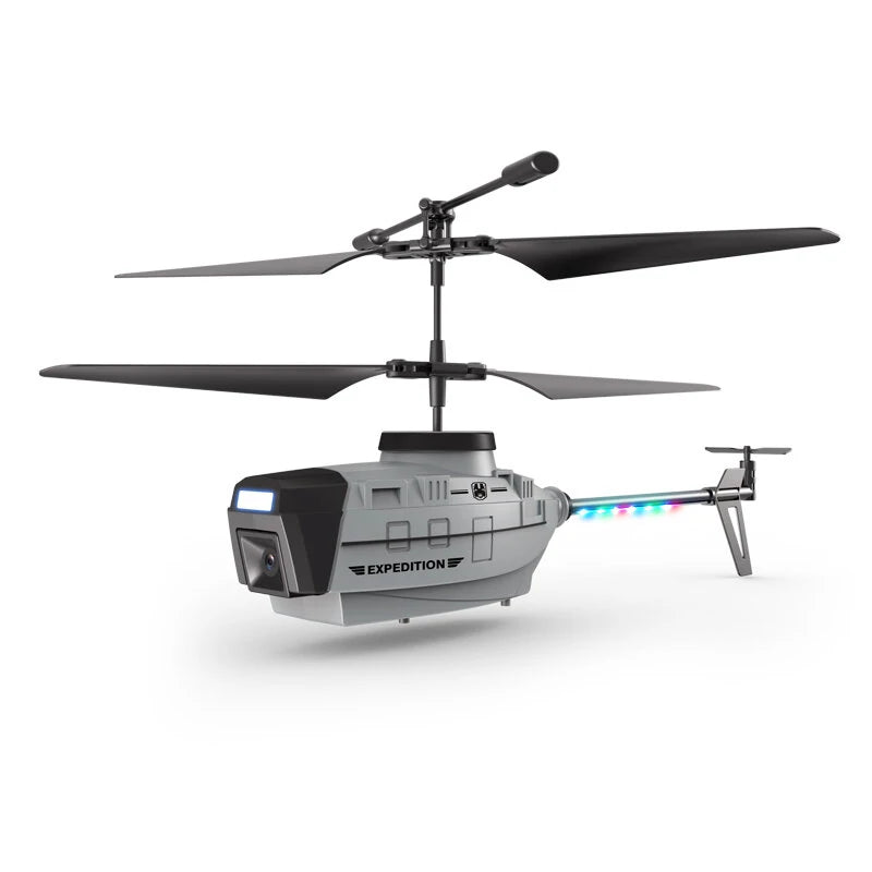 KY202 Black Bee 4CH 6-Axis 4K Dual Camera Air Gesture Obstacle Avoidance Intelligent Hover RC Helicopter RTF