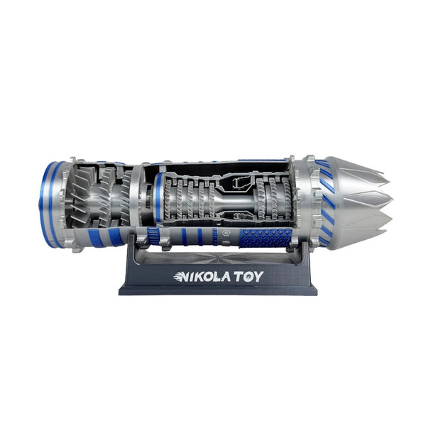 NIKOLATOY J-35A Fighter Jet Engine Model Creative Desktop Ornaments Decoration Science Discovery Toys