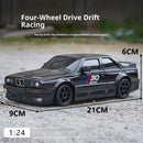 668 669 RTR 1/24 2.4G 4WD Drift RC Car Mini Racing LED Light Desktop Remote Control High-Speed Motor On-Road Vehicle Model Boys Gifts Toys