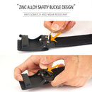 TUSHI 120cm Automatic Buckle Men Tactical Belt 1100D Nylon Thickened Hardened Double-layer Military Girdle for Outdoor Sports