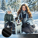 VILICO 1 Pair of Warm Winter Gloves Men Women Outdoor Sports Touchscreen Non-Slip Cycling Gloves Thin Edition with Velvet-L/XL