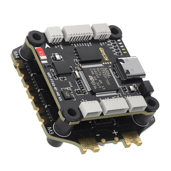 30.530.5mm GEPRC TAKER F722 BT HD V3 Flight Controller 3-6S 65A 8Bit 4In1 Brushless ESC Stack for RC FPV Racing Drone