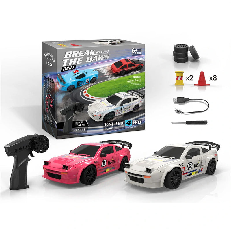 WH S812 1/24 2.4G 4WD Drift RC Car On-Road Vehicles RTR Model