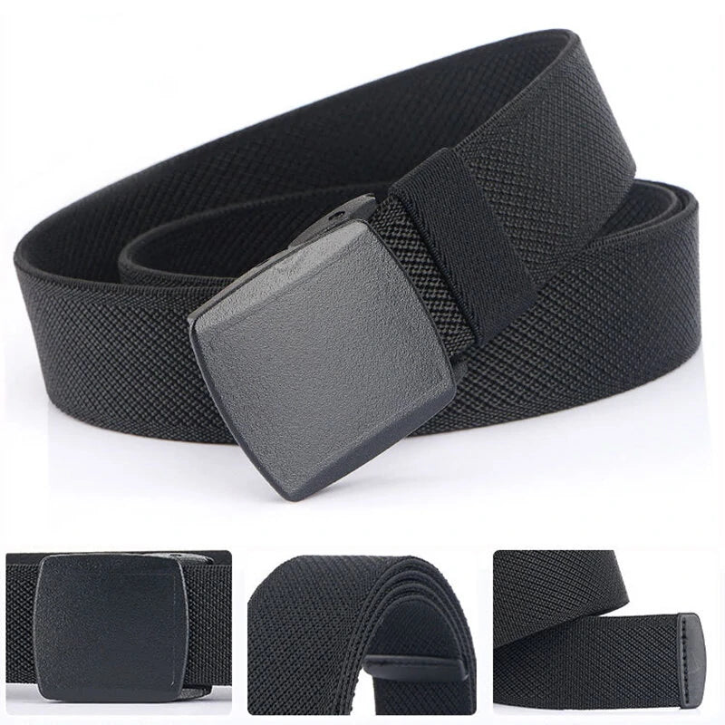 TUSHI 120cm Tactical Nylon Belt Adjustable Wear-resistant Lightweight Waist Belt Buckle Canvas Belt Casual Sports Belts for Outdoor Men Women