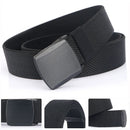 TUSHI 120cm Tactical Nylon Belt Adjustable Wear-resistant Lightweight Waist Belt Buckle Canvas Belt Casual Sports Belts for Outdoor Men Women