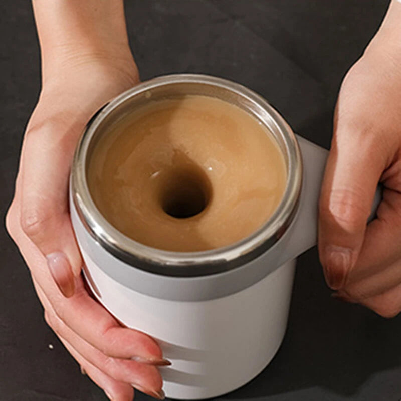 Automatic Stirring 380ml Magnetic Mug Rechargeable Model Stirring Coffee Cup Electric Stirring Cup Lazy Milkshake Rotating Cup