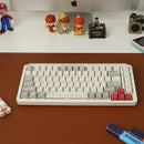 XIAOMI MIIIW ART Z830 83 keys RGB Mechanical Gaming Keyboard Tri-mode Gasket Structure Hot Swappable PBT Sublimation Keycaps 2.4G/BT/Wired Rechargeable E-sports Gamer Keyboards