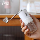 Bincoo Portable Manual Coffee Grinder with Ceramic Core Adjustable Grind Settings Travel-Friendly 25g Capacity Compact for Home & Camping