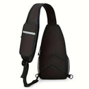 IPRee Waterproof Single Chest Shoulder Bag, Multi Purpose Large Capacity Crossbody Bag for Men Women, Suitable for Outdoor Travel Work