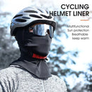 WEST BIKING Cycling Cap Winter Warm Running Scarf Large Size Balaclava Velvet Bike Full Face Cover Headwear Climbing Fishing Skating Hat