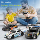 ZY013 RTR 1/43 2.4G 4WD Drift RC Car Mini Full Proportional LED Light Optional Gyro Remote Control High-Speed On-Road Racing Vehicles Models Boys Gifts Toys