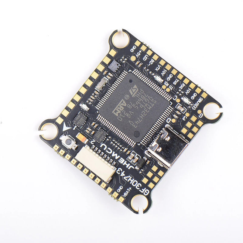 30.5x30.5mm JHEMCU GF30H743 H743 480MHZ Flight Controller DUAL Barometer OSD BlackBox 5V 10V BEC 3-6S Support DJI O3 for RC Drone