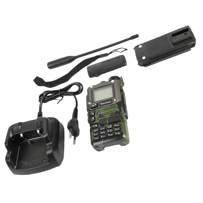 Quansheng UV-K58(K6) Dual Band Walkie Talkie 1600mAh Battery 200 Channels Type-C Amateur Two-way Radio