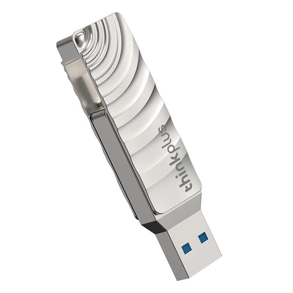 Lenovo ThinkPlus MU232 USB3.2 Dual Interface Flash Drive Type-A+Type-C 256G/128G/64G 100MB/s Fast Speed U Disk Pendrive for Phone Laptop Computer