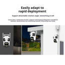 8MP 3 Lens Full HD WIFI IP Camera 8x Zoom 3 Screens Preview IP66 Waterproof Night Vision Two-Way Audio WiFi bluetooth SD Card Cloud Storage