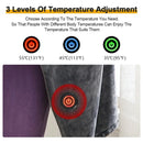 150x80cm USB Electric Blanket Warm Cape Coral Fleece Plush 3 Speed Winter Heater Warming Pad