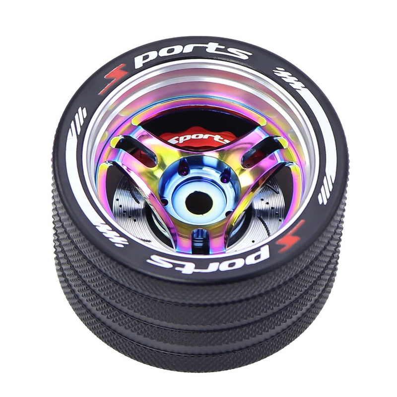 Universal Remote Control Full Metal Handwheel Steering Wheel for FUTABA 4PX SANWA MT4 Flysky NB4 WFLY X9 Transmitter