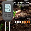 5 in 1 Soil Tester PH Moisture Temp Fertility Light Sensor Digital LCD Meter Humidity Monitor for Flower Plants Gardening Greenhouse