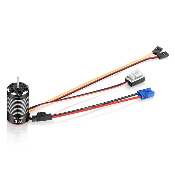 Hobbywing QuicRun Fusion Mini16 Motor ESC 2-in-1 FOC System Brushless Sensored 30A 3000KV for 1/16 1/18 RC Rock Crawler Climbing Truck Car Vehicles Models Parts