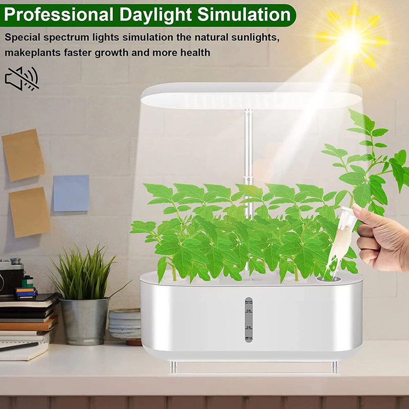 LED Plant Growth Light Smart Hydroponic Plant Machine Full Spectrum Indoor Fruit and Vegetable Planting Cultivator Ornamental Decoration