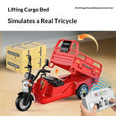 Mini RC Car Tricycle 2.4G Children Remote-Controlled Simulation Model Sound LED Light Three Bounces Pulling Truck Ornaments Gifts Vehicles Models Toys