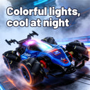 JJRC Q239 RTR 1/40 2.4G 2WD Mini RC Car Formula Racing Stunt Remote Control Drift LED Light 360 Rotation Desktop Portable Vehicles Models Toys