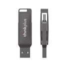 Lenovo Thinkplus MU233 USB3.2 Flash Drive High Speed Dual-interface Pendrive 32GB 64GB 128GB 256GB 512GB Mini Portable Memory U Disk