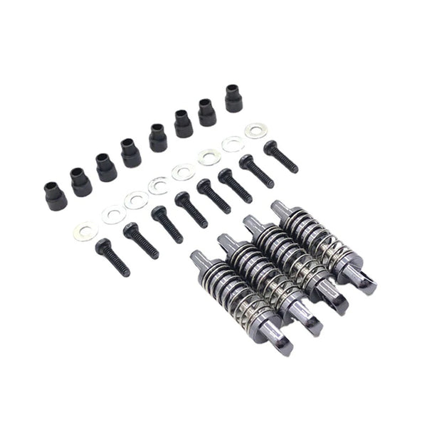 4PCS Upgraded Metal Shock Absorbers Dampers for Wltoys 1/28 284161 284010 284131 K969 K979 K989 K999 P929 P939 RC Cars Vehicles Models Parts