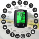 Cansses  CNC Bicycle Speedometer Wired Touchscreen Waterproof 80g Lightweight  Bike Computer Backlit for Day/Night Cycling