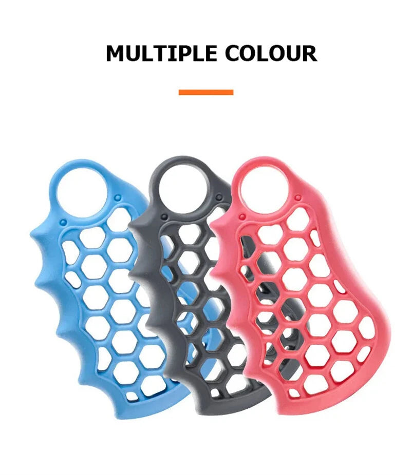 KALOAD 10-50lbs Silicone Grip Device Palm Rehabilitation Training Hand Exercise Grip Circle Fitness Grip Circle Hand Muscle Massager