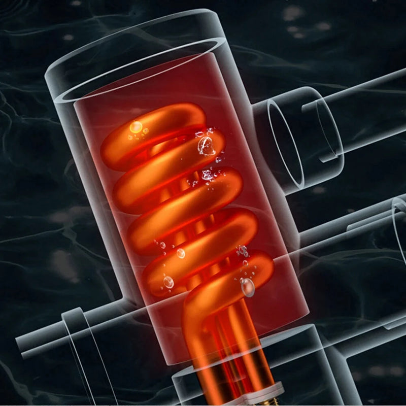 Smart Digital Instant Electric Water Heater Faucet Temperature Adjustable Tankless Water Heater Bottom Inlet Fast Heating Faucet Kitchen Bathroom