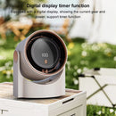 IPRee Mini Cooling Fan Silent Portable Bladeless Fan 100 Level Desktop Fan USB Rechargeable Digital Display High-Speed Circulating Fan