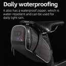 WEST BIKING 1.8L Colorful Reflective Bicycle Saddle Bag Waterproof Portable Cycling Tool Storage Bag for MTB Bike Road Bike Scooter