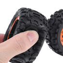 2PCS Tires Wheels Rims for HBX 16889 1/16 RC Car Vehicles Spare Parts M16038