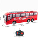 27hz Kids Rc Car Remote Control Electric School Bus with Light Tour For Children Toys Gift