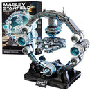 TUOMU T2015 Space Explorer Spacecraft T3006 Space Rocket Launch Kit JQ1122 Floating Millennium Space Warship Building Blocks Assembly Kit Model Ornaments for Kids Gift