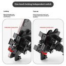 BENGGUO Aluminum Alloy Bike Phone Mount Quick Release Shock-absorbing Anti-slip Universal Motorcycle Handlebar 360 Rotation Phone Holder