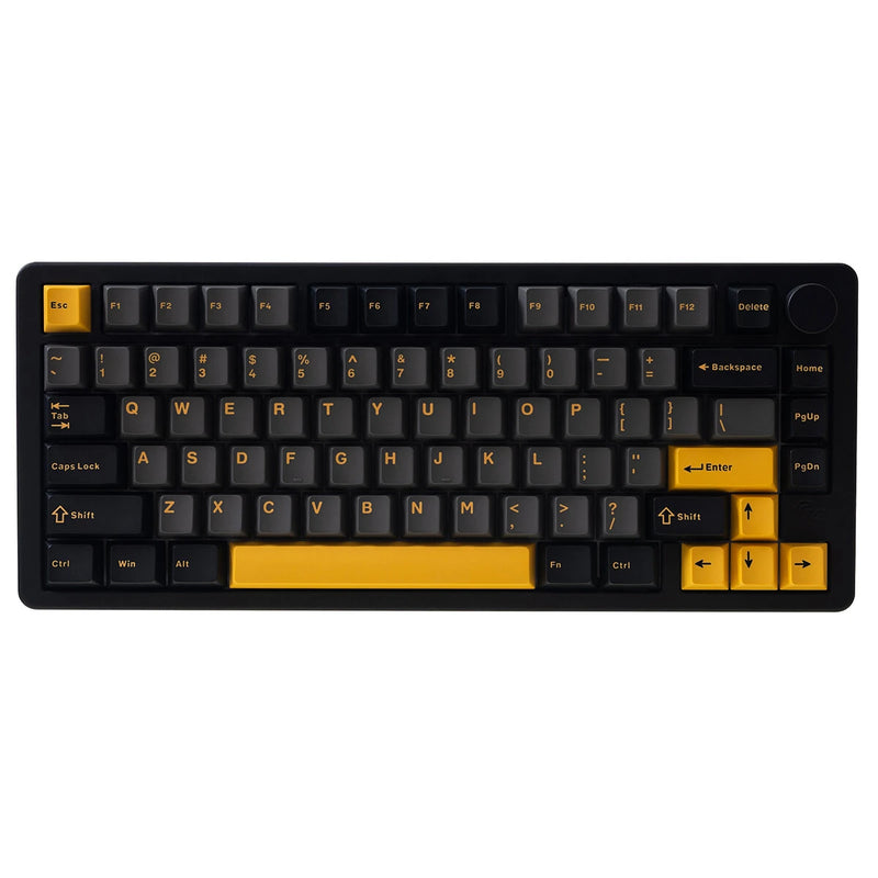 Gamakay TK75 PRO 75% CNC Aluminum Alloy Mechanical Keyboard 81 keys Tri-Mode RGB Gasket Mount 4000mAh Cherry Profile Keycaps Gaming Keyboard