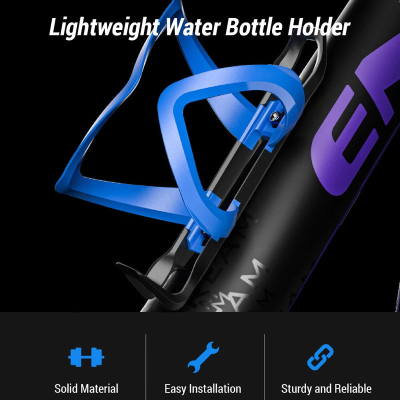 ENLEE Bicycle Water Bottle Holder Lightweight Left-Right Side Pull MTB Bicycle Bottle Cages Bracket for Outdoor Cycling