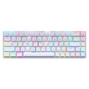 HXSJ V800 Tri-mode Wireless Mechanical Keyboard 68 Keys Hot-swappable RGB Backlight 2000mAh Rechargeable Type-C Gamer Keyboards