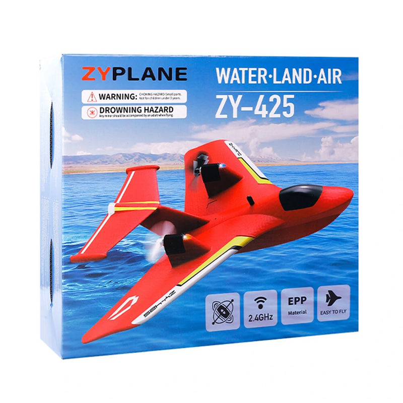 ZHIYANG ZY-425 Sea Land Air 260mm Wingspan 2.4G EPP RC Airplane RTF With LED Light