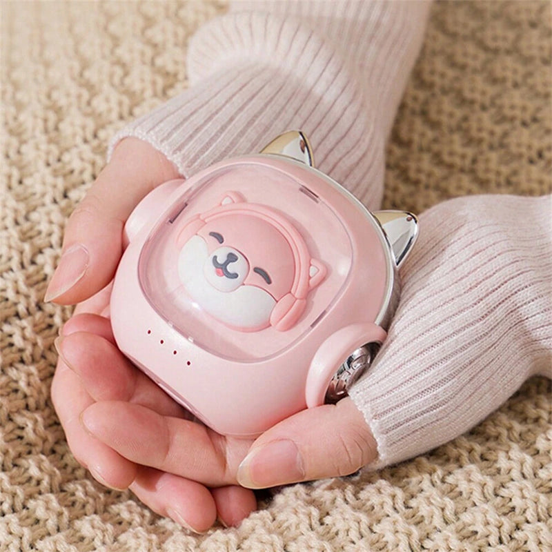 2-in-1 Hand Warmer Charging Bank Fast Charging USB-C Night Light Electric Heater Charging Type Hand Warmer Power Bank