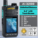 AIRITON AI-3288 Network Walkie Talkie Touch Screen Zello Global POC Radio GPS WIFI 4G Bluetooth Unlimited distance Radio