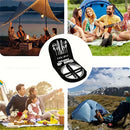 IPRee 11pcs Stainless Steel Flatware Set for Camping, Hiking & Outdoor Dining - Polished Finish Portable Cutlery Kit with Plates, Spoons, Forks, Travel Utensil Set for Picnics & Backpacking