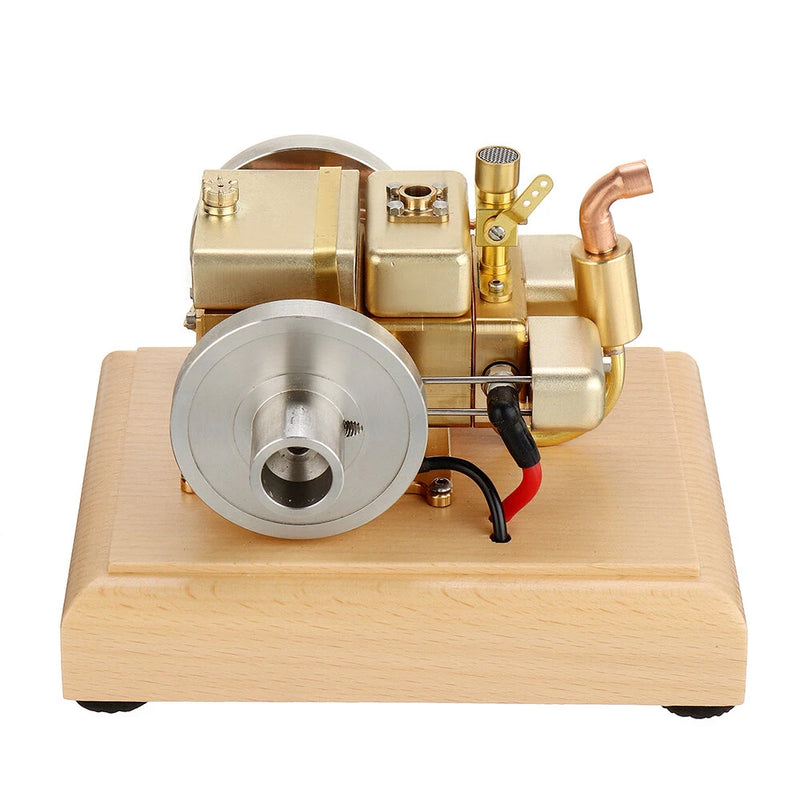 Eachine ET5S Horizontal Two Cylinder Engine Model Water-cooled Cooling Structure Brass And Stainless Steel STEM Engine Toys Collection Gifts