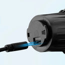 ROCKBROS 100LM Bike Tail Light Brake Sensing Rear Lights 7 Modes USB Rechargeable Safety Warning Lamp